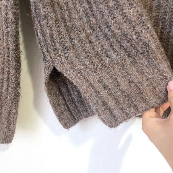 Cozy Brown Knit Sweater - Picture 8 of 12
